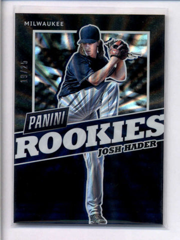 JOSH HADER 2017 PANINI THE NATIONAL #BB37 ROOKIE #19/25 (RARE RC) AC2212