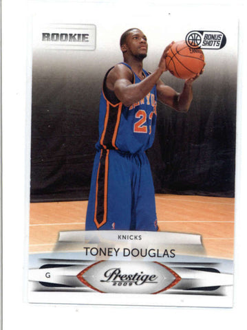 TONY DOUGLAS 2009/10 PRESTIGE #229 BONUS SHOTS BLACK ROOKIE #02/10 (RARE) AC702