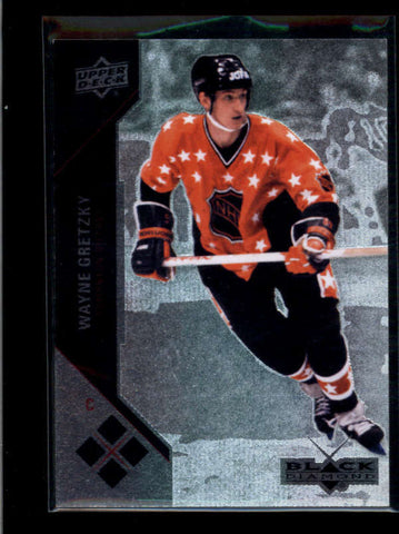 WAYNE GRETZKY 2011/12 11/12 BLACK DIAMOND QUADRUPLE DIAMOND VETERANS #225 AB7713