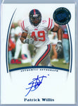 PATRICK WILLIS 2007 PRESS PASS LEGENDS RC ROOKIE AUTO AUTOGRAPH SP