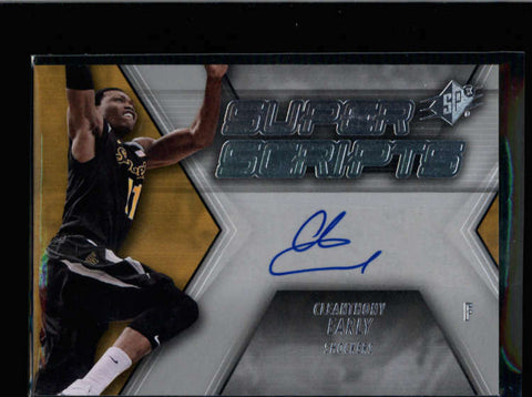 CLEANTHONY EARLY 2014/15 14/15 SPX SUPER SCRIPTS AUTOGRAPH AUTO AB8754