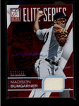 MADISON BUMGARNER 2015 PANINI ELITE SERIES GAME USED WORN JERSEY #106/299 AB8048