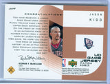 JASON KIDD 2002-03 UPPER DECK GAME USED JERSEY PATCH NUMBERS SP