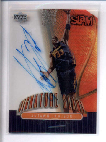 ANTAWN JAMISON 2000/01 UPPER DECK SLAM SIGNATURE SLAMS AUTOGRAPH AUTO AC1786