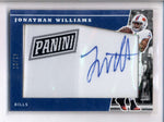 JONATHAN WILLIAMS 2017 PANINI THE NATIONAL ROOKIE AUTOGRAPH AUTO #19/25 AC2265