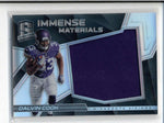 DALVIN COOK 2017 SPECTRA IMMENSE MATERIALS JUMBO ROOKIE JERSEY #005/199 AC601