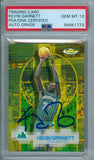 Kevin Garnett 2000 Finest Gold Refractor #036/100 #63 PSA DNA GEM MT 10 Auto