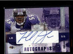 TERRELL SUGGS 2003 UPPER DECK FINITE ROOKIE AUTOGRAPH AUTO #399/950 AB8193