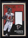 DEVONTA FREEMAN 2016 PANINI CLASSICS SUNDAY STARS SWATCHES JERSEY #/25 AB9006