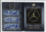 NOEL / BENNETT . MUHAMMAD 2013/14 UD BLACK JORDAN CLASSIC TRIPLE AUTO /99 AB9730