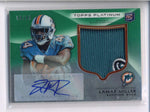 LAMAR MILLER 2012 TOPPS PLATINUM GREEN REFRACTOR ROOKIE PATCH AUTO #58/99 AC2118