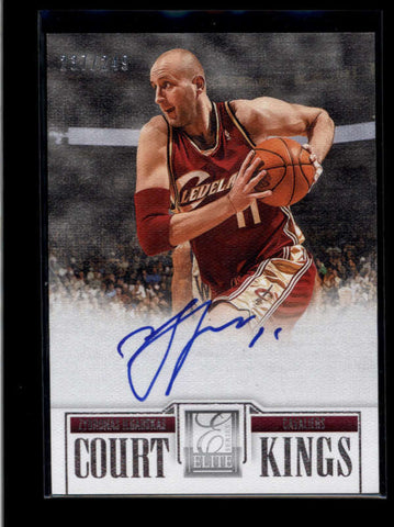 ZYDRUNAS ILGAUSKAS 2012/13 12/13 ELITE SERIES COURT KINGS AUTO #237/249 AB8444