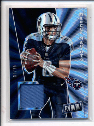 MARCUS MARIOTA 2017 PANINI THE NATIONAL RAINBOW SPOKES GAME JERSEY #06/25 AC927