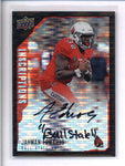 JAHWAN EDWARDS 2015 UD INSCRIPTIONS BLACK ROOKIE AUTOGRAPH AUTO #23/25 AC2074