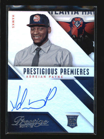 ADREIAN PAYNE 2014/15 14/15 PRESTIGE PREMIUM ROOKIE RC AUTOGRAPH AUTO AB6614