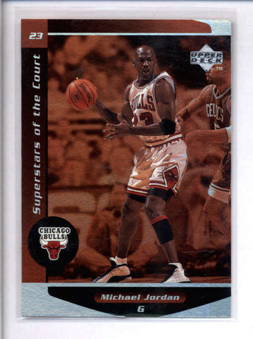 MICHAEL JORDAN 1998/99 UPPER DECK SUPERSTARS OF THE COURT #C1 AC1512