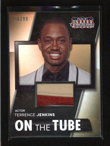 TERRENCE JENKINS 2015 PANINI AMERICANA USED WORN  PATCH RELIC #56/99 AB5298