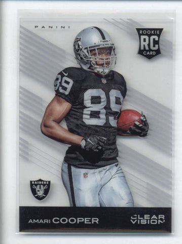 AMARI COOPER 2015 CLEAR VISION #103 ROOKIE PHOTO VARIATION RC AB6598