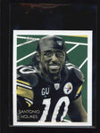 SANTONIO HOLMES 2009 TOPPS CHICLE #139 MINI UMBRELLA BACK PARALLEL #/25 AB6587