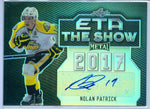 NOLAN PATRICK 2015-16 LEAF METAL ETA THE SHOW ROOKIE AUTO AUTOGRAPH SP/25