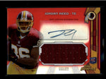 JORDAN REED 2013 TOPPS FINEST RED REFRACTOR ROOKIE AUTO JERSEY #11/75 AB8167