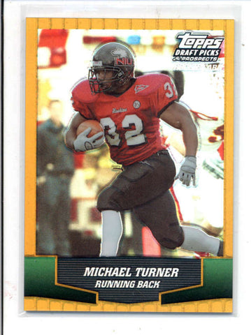 MICHAEL TURNER 2004 TOPPS DRAFT PICKS CHROME GOLD REFRACTOR ROOKIE #148 AC1218