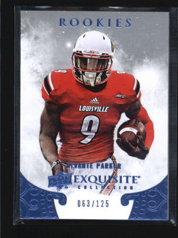 DEVANTE PARKER 2014 EXQUISITE XRC ROOKIE RARE RC #063/125 AB6189