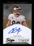 TYLER EIFERT 2013 SP AUTHENTIC SIGN OF THE TIMES AUTOGRAPH AUTO ROOKIE RC AB7138