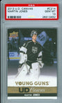 MARTIN JONES 2013-14 UPPER DECK YOUNG GUNS CANVAS RC ROOKIE PSA 10