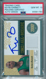 Kevin Garnett 2010 National Treasures Jersey #68/99 PSA DNA Auto Gem Mint 10