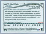 MATT DAVIDSON 2014 TOPPS CHROME GOLD REFRACTOR RC ROOKIE SP/50