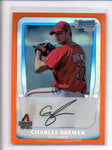 CHARLES BREWER 2011 BOWMAN CHROME #BCP12 ORANGE REFRACTOR ROOKIE #05/25 AC2178