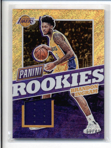 BRANDON INGRAM 2017 PANINI THE NATIONAL RAPTURE ROOKIE JERSEY #09/99 AC715