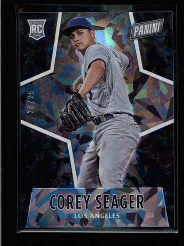 COREY SEAGER 2016 PANINI BLACK FRIDAY #68 RARE CRACKED ICE ROOKIE #20/25 AB8556