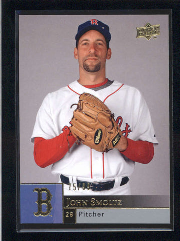 JOHN SMOLTZ 2009 UPPER DECK #544 RARE GOLD PARALLEL #75/99 AB9794