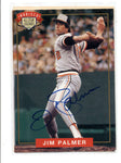 JIM PALMER 1994 NABISCO ALL-STAR LEGENDS MLBPA ON CARD AUTOGRAPH AUTO AC1119