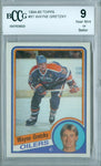 WAYNE GRETZKY 1984-85 TOPPS #51 BCCG 9