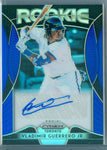 VLADIMIR GUERRERO JR 2019 PRIZM BLUE PRIZM REFRACTOR AUTO AUTOGRAPH SP