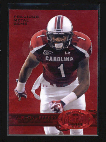 ALSHON JEFFERY 2012 FLEER RETRO METAL UNIVERSE RED PMG ROOKIE RC #003/100 AB6859