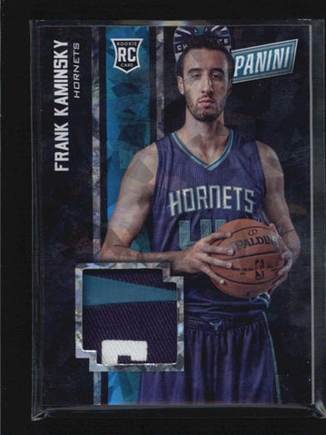 FRANK KAMINSKY 2015 PANINI BLACK FRIDAY CRACKED ICE RC 3-CLR HAT PATCH AB6626