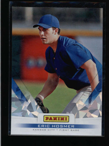 ERIC HOSMER 2012 PANINI FATHER'S DAY #14 CRACKED ICE PARALLEL SP /25 AC574