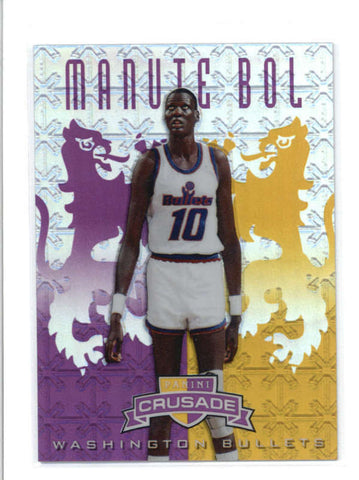 MANUTE BOL 2012/13 PANINI CRUDADE #82 RARE PURPLE PARALLEL #43/49 AB9352