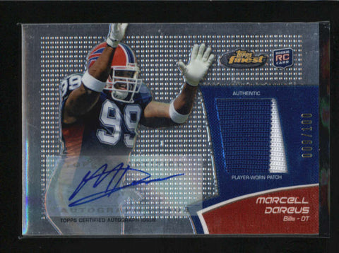 MARCELL DAREUS 2011 TOPPS FINEST ROOKIE PATCH AUTOGRAPH AUTO RC #009/100 AB5524