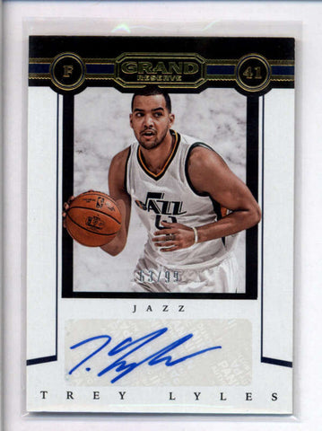 TREY LYLES 2016/17 PANINI GRAND RESERVE AUTOGRAPH AUTO #63/99 AC2398