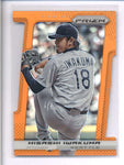 HISASHI IWAKUMA 2013 PANINI PRIZM #164 ORANGE PRIZMS DIE-CUT #54/60 AC1340