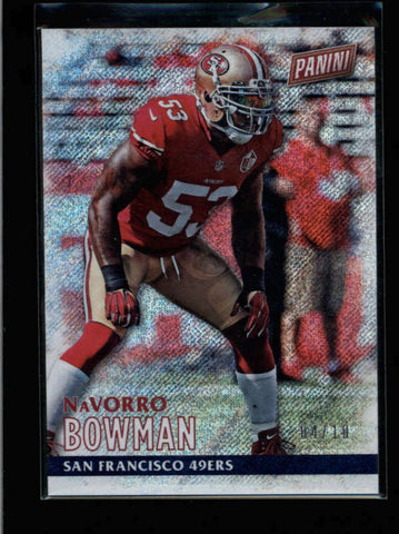 NAVORRO BOWMAN 2016 PANINI BLACK FRIDAY #8 RARE RAPTURE CARD #04/10 AB8685