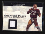 DOUG FLUTIE 2001 FLEER PREMIUM GREATEST PLAYS GAME USED WORN JERSEY AB6502