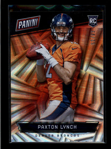 PAXTON LYNCH 2016 PANINI THE NATIONAL #58 WEDGES ROOKIE RC #62/99 AB7407