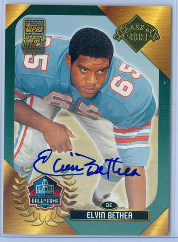 ELVIN BETHEA 2003 TOPPS HALL OF FAME / HOF AUTO AUTOGRAPH SP