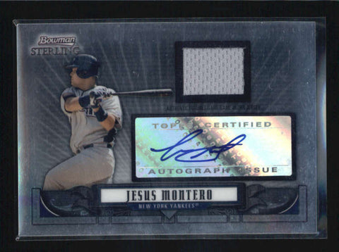 JESUS MONTERO 2008 BOWMAN STERLING PROSPECTS JERSEY AUTOGRAPH AUTO AB5918